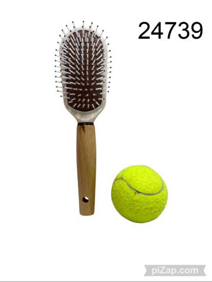 Imagen de CEPILLO PELO RECTANGULAR MANGO MADERA 23CM 11.25